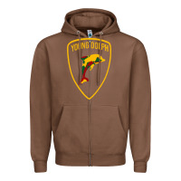 Chestnut young dolph Zipper Hoodie - linhVisuals
