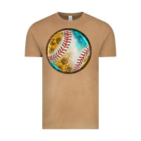 Vintage Camel baseball with sunflower round earrings Vintage Tee - BundleAndBundleShop