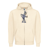 Sandshell futurama bender Zipper Hoodie - linhVisuals