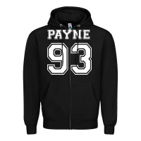 Black payne 93 [tb] Zipper Hoodie - linhVisuals