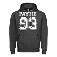 Charcoal Heather payne 93 [tb] Zipper Hoodie - linhVisuals