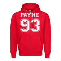Red payne 93 [tb] Zipper Hoodie - linhVisuals