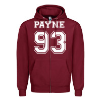 Burgundy payne 93 [tb] Zipper Hoodie - linhVisuals
