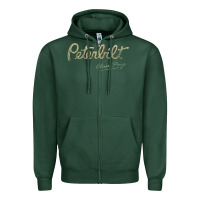 Sports Green peterbilt class pays   trucker quote Zipper Hoodie - linhVisuals