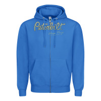 True Royal peterbilt class pays   trucker quote Zipper Hoodie - linhVisuals