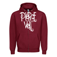 Burgundy pierce the veil 06 [tb] Zipper Hoodie - linhVisuals