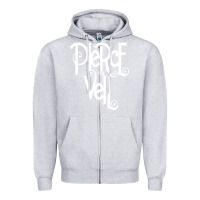 Heather Grey pierce the veil 06 [tb] Zipper Hoodie - linhVisuals