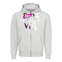 Dove Grey pierce the veil black Zipper Hoodie - linhVisuals