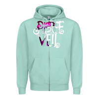 Seafoam pierce the veil black Zipper Hoodie - linhVisuals