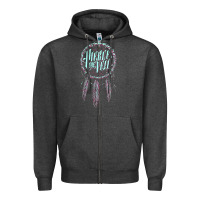 Charcoal Heather pierce the veil dreamcatcher [tw] Zipper Hoodie - linhVisuals