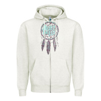 Oatmeal Heather pierce the veil dreamcatcher [tw] Zipper Hoodie - linhVisuals