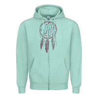 Seafoam pierce the veil dreamcatcher [tw] Zipper Hoodie - linhVisuals