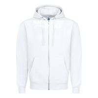White shake and bake Zipper Hoodie - linhVisuals