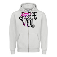 Pierce The Veil Twhite Zipper Hoodie | Teevron