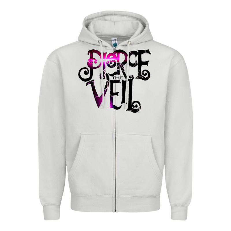 Pierce The Veil Twhite Zipper Hoodie by linhVisuals | Teevron