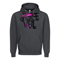 Smoke pierce the veil twhite Zipper Hoodie - linhVisuals