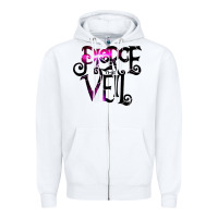 White pierce the veil twhite Zipper Hoodie - linhVisuals