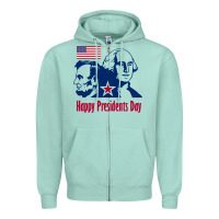 Seafoam presidents day Zipper Hoodie - linhVisuals
