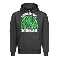 Charcoal Heather shenanigans t  shirt shenanigans coordinator t  shirt Zipper Hoodie - linhVisuals