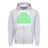 Heather Grey shenanigans t  shirt shenanigans coordinator t  shirt Zipper Hoodie - linhVisuals