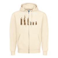 Sandshell size matters Zipper Hoodie - linhVisuals