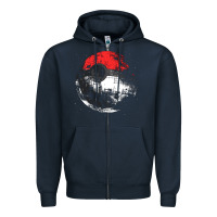 Navy poked to death  [tb] Zipper Hoodie - linhVisuals