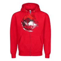 Red poked to death  [tb] Zipper Hoodie - linhVisuals