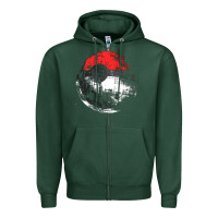 Sports Green poked to death  [tb] Zipper Hoodie - linhVisuals