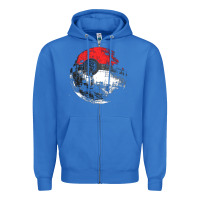 True Royal poked to death  [tb] Zipper Hoodie - linhVisuals