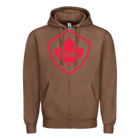 Chestnut rugby canada Zipper Hoodie - linhVisuals