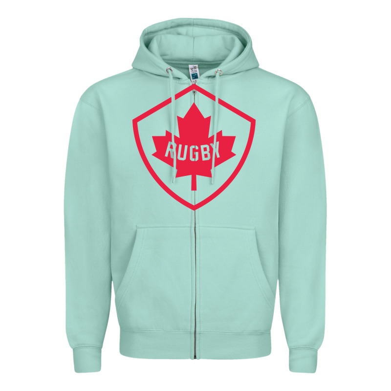 Rugby Canada Zipper Hoodie by linhVisuals | Teevron