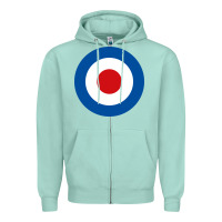 Seafoam suitable-the-who-target-worn Zipper Hoodie - linhVisuals