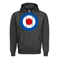 Charcoal Heather suitable-the-who-target-worn Zipper Hoodie - linhVisuals