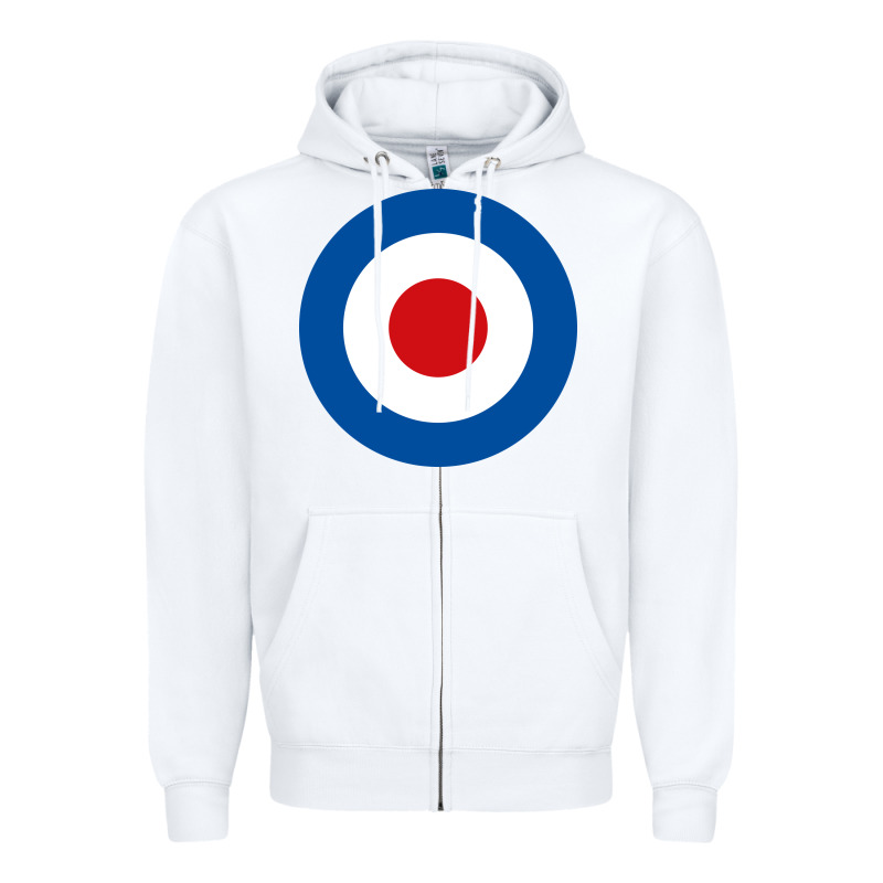 Suitable-the-who-target-worn Zipper Hoodie by linhVisuals | Teevron
