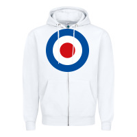 White suitable-the-who-target-worn Zipper Hoodie - linhVisuals