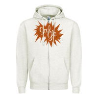 Oatmeal Heather soul glo   coming to america movie Zipper Hoodie - linhVisuals