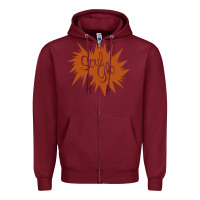 Burgundy soul glo   coming to america movie Zipper Hoodie - linhVisuals