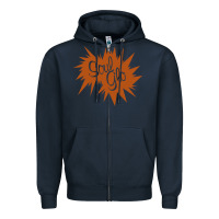 Navy soul glo   coming to america movie Zipper Hoodie - linhVisuals