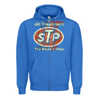 True Royal stp    nostalgia drag racing Zipper Hoodie - linhVisuals