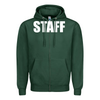 Sports Green staff Zipper Hoodie - linhVisuals