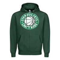 Sports Green starbuckets can't Zipper Hoodie - linhVisuals