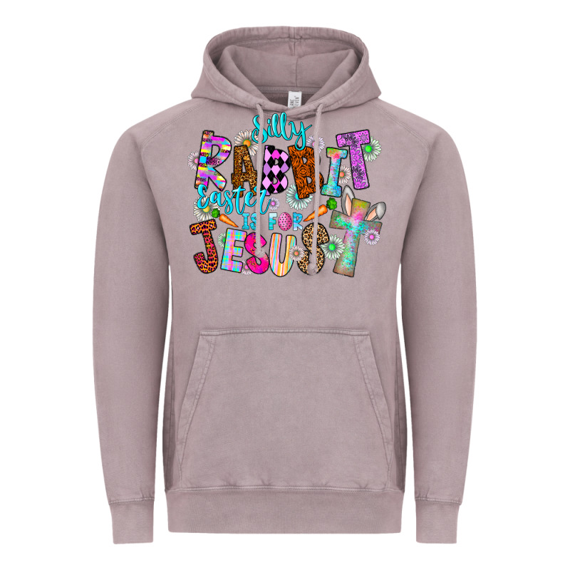 Silly Rabbit Easter Is For Jesus Vintage Hoodie by CowhideDigitalArt | Teevron