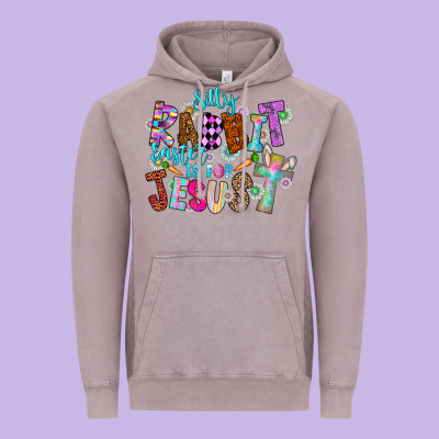 Silly Rabbit Easter Is For Jesus Vintage Hoodie Designed By Cowhidedigitalart