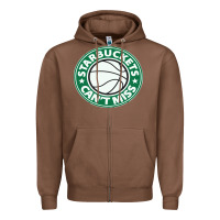 Chestnut starbuckets can't Zipper Hoodie - linhVisuals