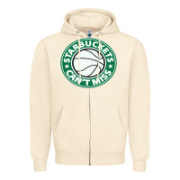 Sandshell starbuckets can't Zipper Hoodie - linhVisuals