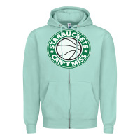 Seafoam starbuckets can't Zipper Hoodie - linhVisuals