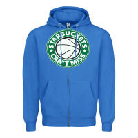 True Royal starbuckets can't Zipper Hoodie - linhVisuals