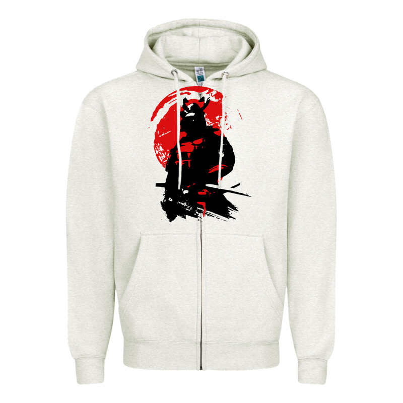 Samurai Warrior Zipper Hoodie by linhVisuals | Teevron