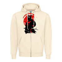 Sandshell samurai warrior Zipper Hoodie - linhVisuals