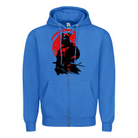 True Royal samurai warrior Zipper Hoodie - linhVisuals